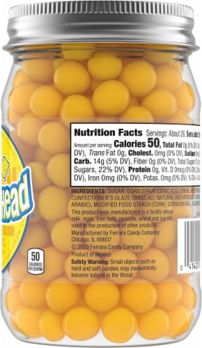 Lemonhead® Lemon Candy Jar Perspective: right