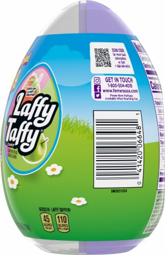 Brock's Scrambled Egg Seasonal Nerds & Laffy Taffy Variety Easter Candy Egg Perspective: right