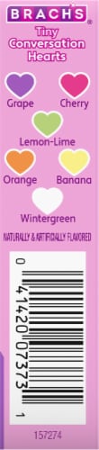 Brach's® Tiny Conversation Hearts Valentine's Candy Box Perspective: right