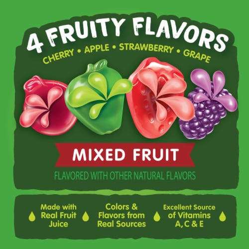 Black Forest Juicy Burst Mixed Fruit Flavored Snacks Perspective: right