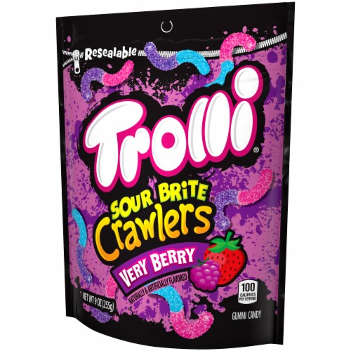 Trolli Very Berry Sour Brite Crawlers Perspective: right