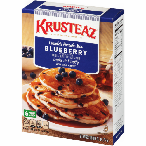 Krusteaz Blueberry Pancake Mix Perspective: right