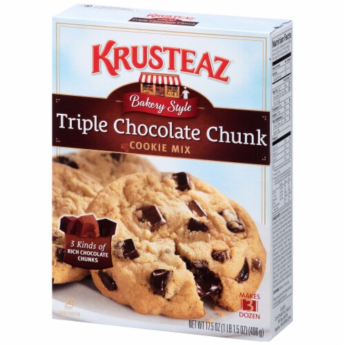Krusteaz Triple Chocolate Chunk Cookie Mix Perspective: right