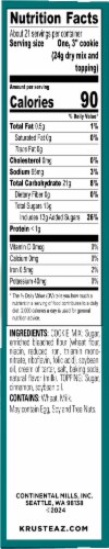 Krusteaz® Snickerdoodle Cookie Mix Perspective: right