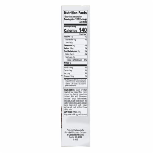 Ghirardelli® Dark Chocolate Premium Brownie Mix Perspective: right