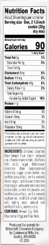 Ghirardelli® Dark Chocolate Chip Cookie Mix Perspective: right