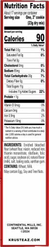 Krusteaz® Butter Vanilla Sugar Cookie Mix Perspective: right