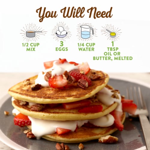 Krusteaz Keto Pancake Mix Perspective: right