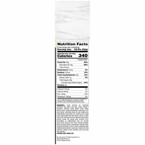 Edwards Signatures Limited Edition Pumpkin Spice Creme Pie Perspective: right