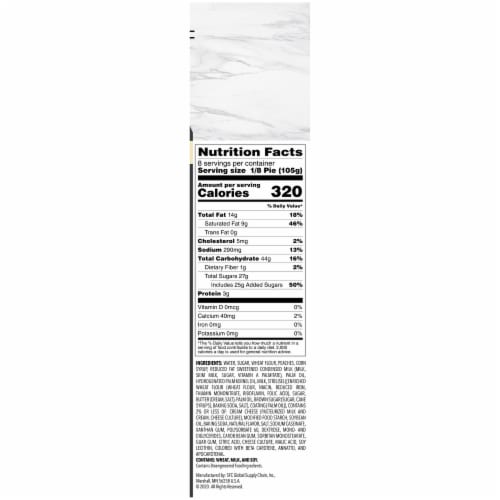 Edwards® Signature Creme Desserts Peach Creme Pie Perspective: right