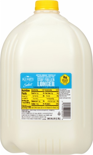 Kemps Select 1% Lowfat Milk Perspective: right