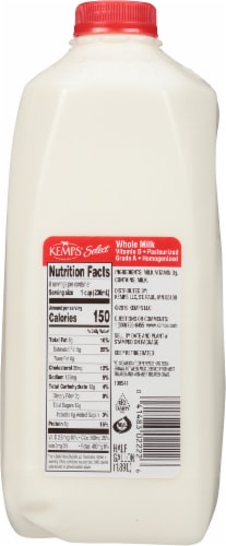 Kemps Select Vitamin D Whole Milk Perspective: right