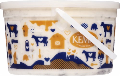 Kemps Cookies'n Cream Ice Cream Family Size Perspective: right