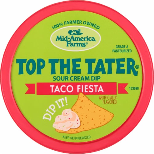 Mid-America Farms Top the Tater® Taco Fiesa Sour Cream Dip Perspective: right