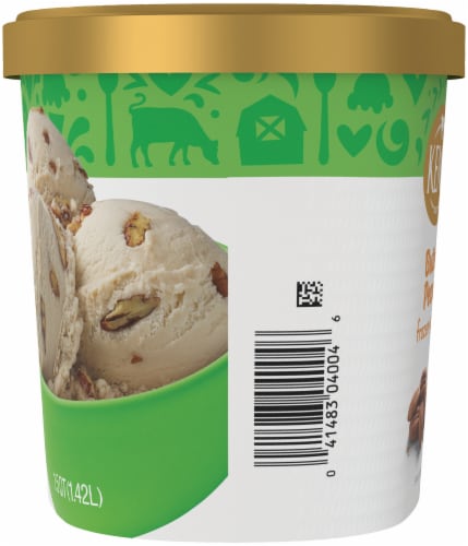 Kemps Butter Pecan Frozen Yogurt Perspective: right