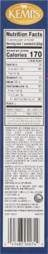 Kemps® Chocolate Chip Cookie Dough Ice Cream Sandwiches Perspective: right