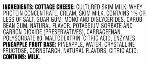 Kemps Small Curd Cottage Cheese & Pineapple Perspective: right