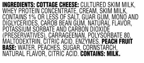 Kemps® Fruit On The Bottom Peach Cottage Cheese Perspective: right