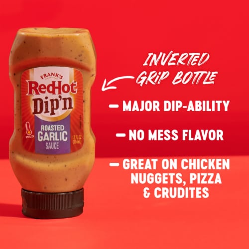 Frank's RedHot Roasted Garlic Dip'n Sauce Perspective: right