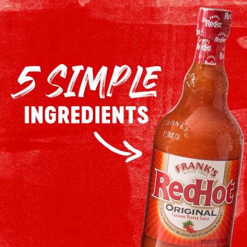 Frank's RedHot Original Cayenne Pepper Hot Sauce Perspective: right