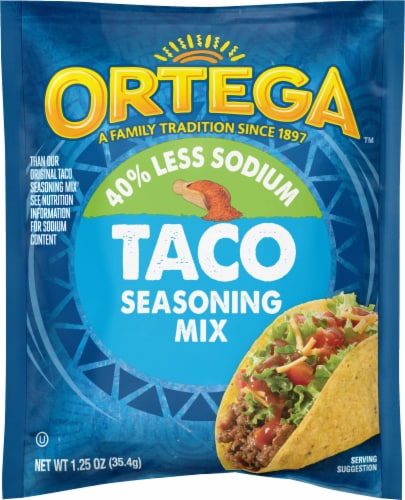 Ortega Taco Seasoning Mix Perspective: right