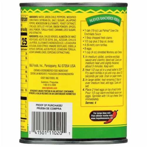 Las Palmas Medium Green Chile Enchilada Sauce Perspective: right