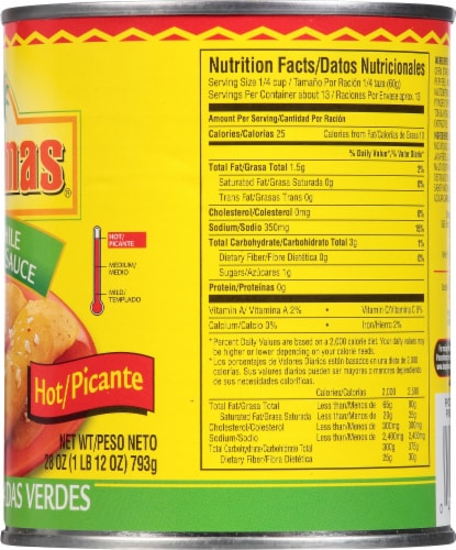 Las Palmas Green Chile Enchilada Sauce Perspective: right
