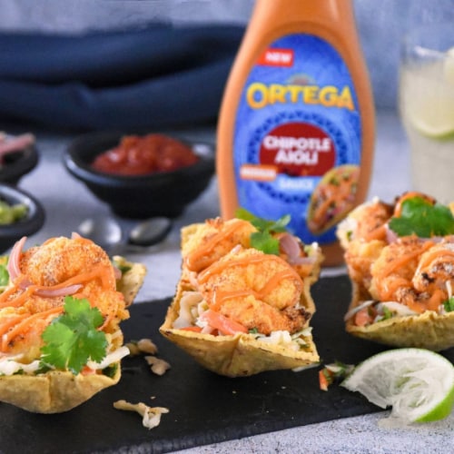 Ortega Medium Chipotle Aioli Sauce Perspective: right