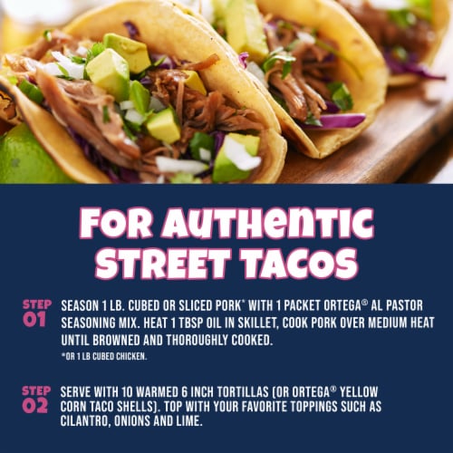 Ortega Street Taco Al Pastor Seasoning Mix Perspective: right