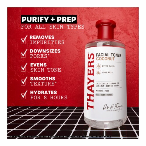 Thayers Natural Remedies Witch Hazel Toner Alcohol Free with Coconut Water Perspective: right
