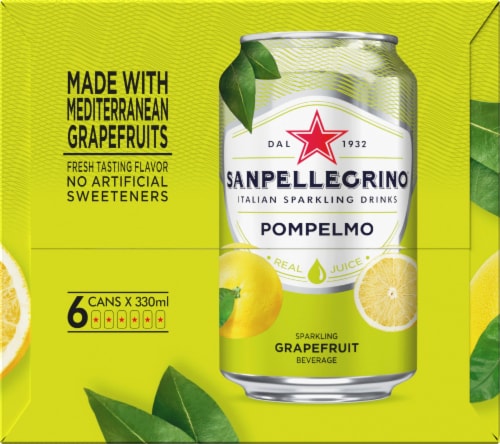 Sanpellegrino® Pompelmo Sparkling Grapefruit Beverage Perspective: right