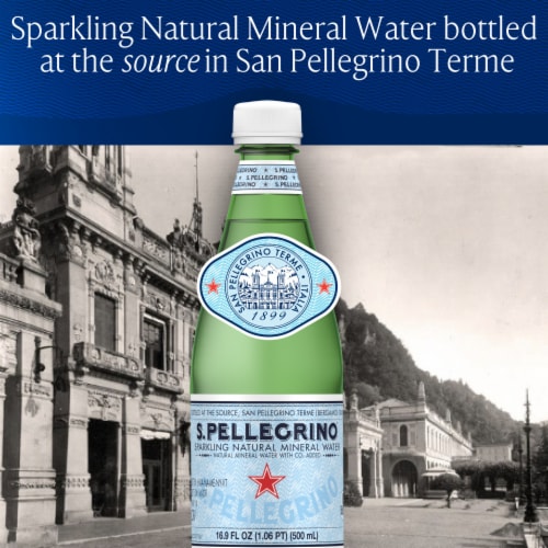 San Pellegrino® Natural Mineral Sparkling Bottled Water Perspective: right