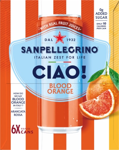 San Pellegrino Ciao Blood Orange Perspective: right