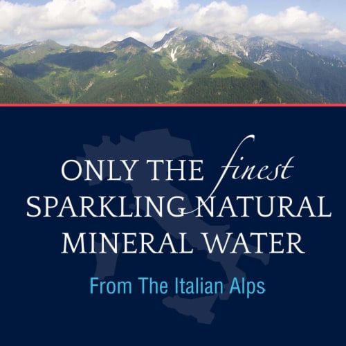 San Pellegrino® Natural Mineral Sparkling Bottled Water Perspective: right
