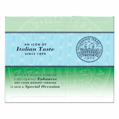 S. Pellegrino Original Sparkling Natural Mineral Water Perspective: right