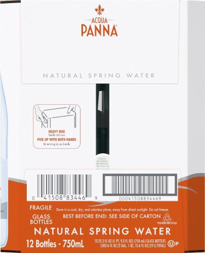 Acqua Panna Natural Spring Water Perspective: right