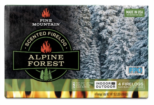Pine Mountain® Alpine Forest Scented Firelogs Perspective: right