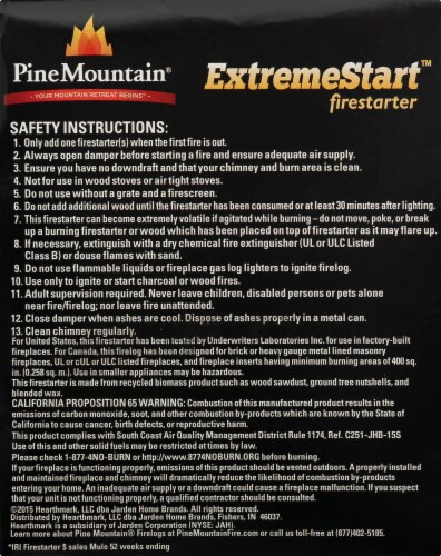 Pine Mountain ExtremeStart Firestarters Perspective: right