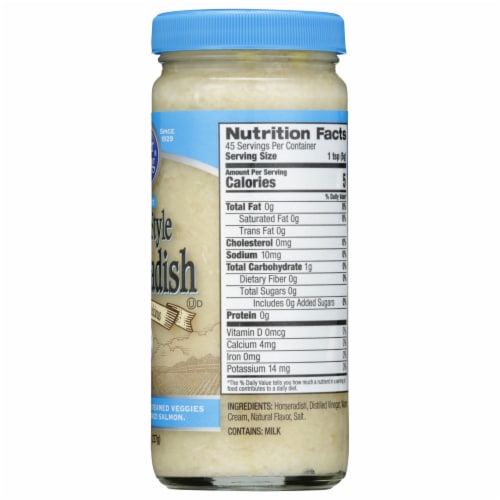 Silver Spring® Fine Cut Cream Style Horseradish Perspective: right