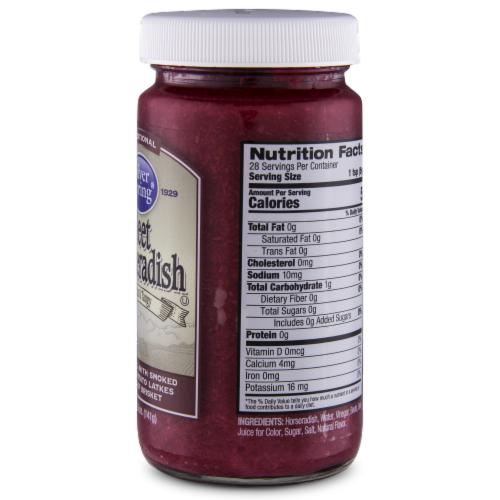 Silver Spring® Traditional Beet Horseradish Perspective: right