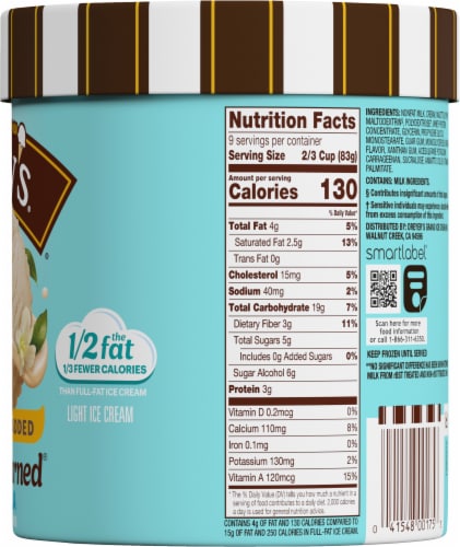 Dreyer's/Edy's™ Slow Churned Sugar Free Vanilla Light Ice Cream Perspective: right
