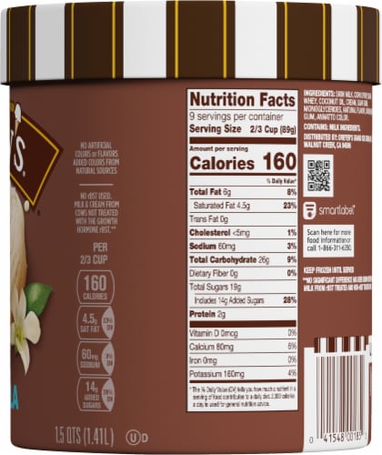 Edy's® Grand Vanilla Ice Cream Tub Perspective: right