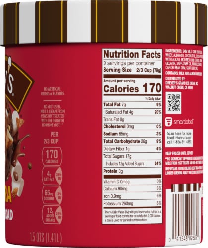 Dreyer&amp;#39;s/Edy&amp;#39;s® Original Rocky Road Ice Cream Tub, 48 oz - Kroger
