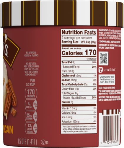 Dreyer's/Edy's™ Grand Butter Pecan Ice Cream Perspective: right