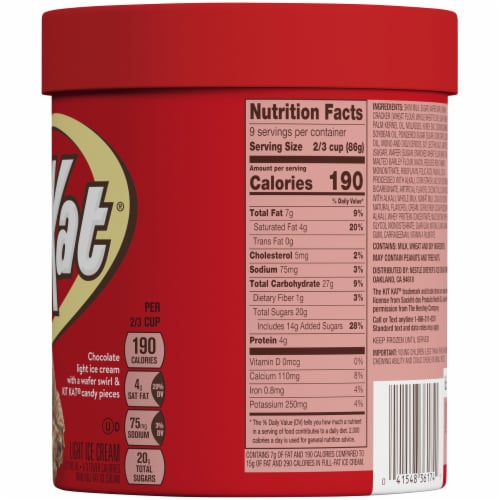 Kit Kat® Ice Cream Tub Perspective: right