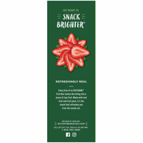 Outshine® Strawberry Fruit Bars Perspective: right