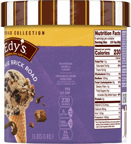 Dreyer's/Edy's™ Grand Brownie Brick Road Ice Cream Perspective: right