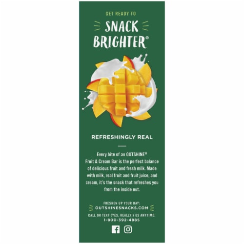 Outshine® Creamy Mango Fruit & Cream Bars Perspective: right