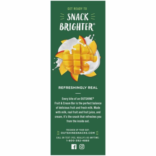 Outshine® Creamy Mango Fruit & Cream Bars Perspective: right
