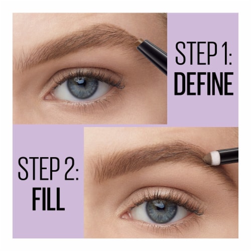 Maybelline Express Brow 2-In-1 Pencil and Powder Eyebrow Makeup 257 Medium Brown Perspective: right